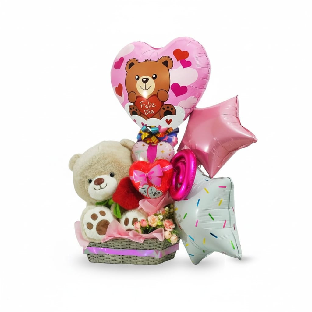 Arreglo de Globos Premium Especial Día del Amor - Imagen 3