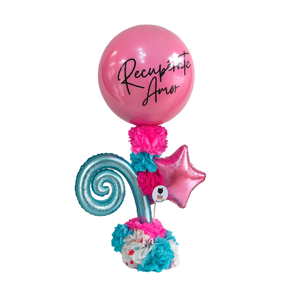 Arreglo de Globos Recupérate Amor para Regalar Entrega a Domicilio