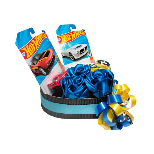 Caja con forma de corazón con Hot Wheels para regalar, entrega en Ciudad de Guatemala