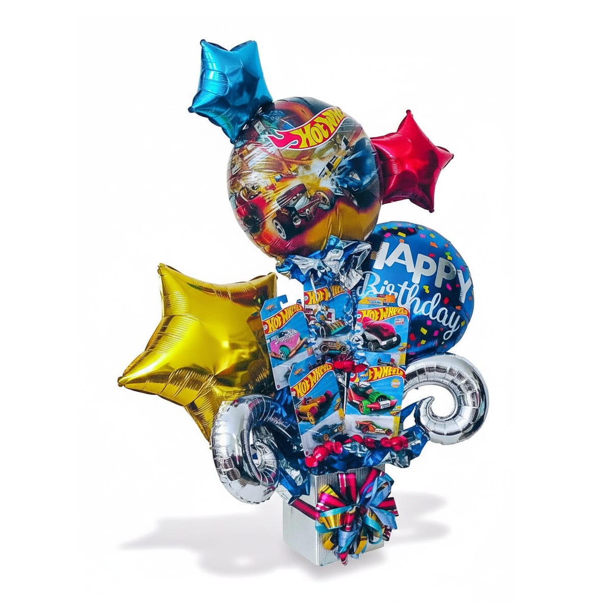 Arreglo de Globos Cumpleaños "Especial Hot Wheels" - Imagen 2