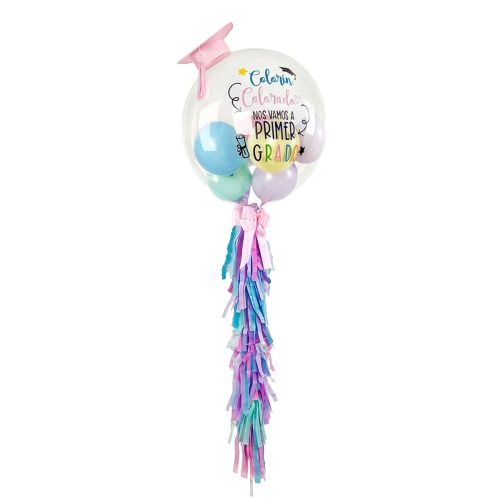Globo Burbuja de Graduación para Pre Primaria "Nos Vamos a Primaria"