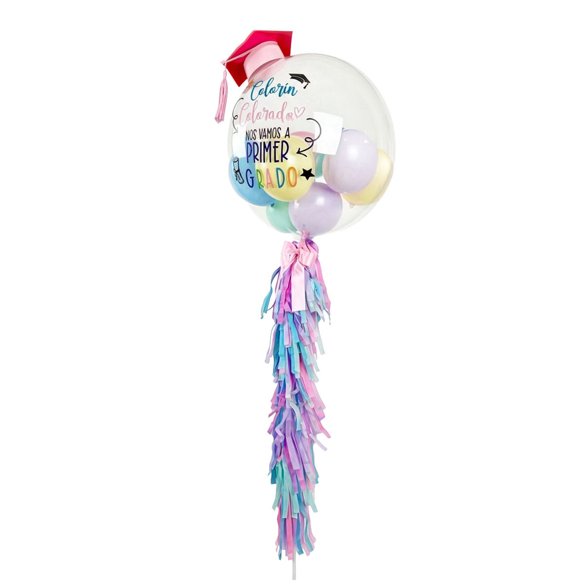 Globo Burbuja para Graduación de Pre Primaria Entrega a Domicilio Guatemala