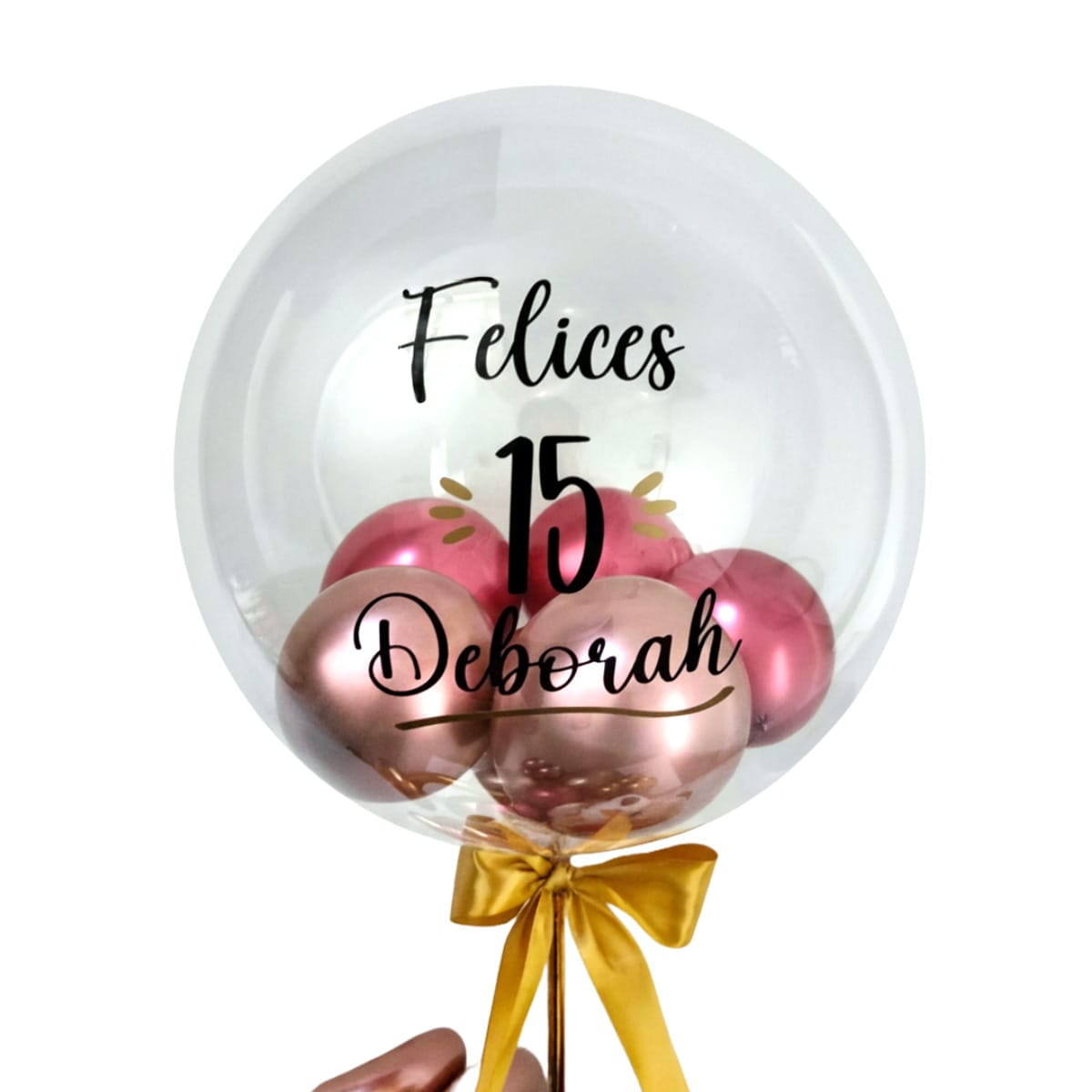 Arreglo de Globos "Rose Gold" Personalizado - Imagen 4