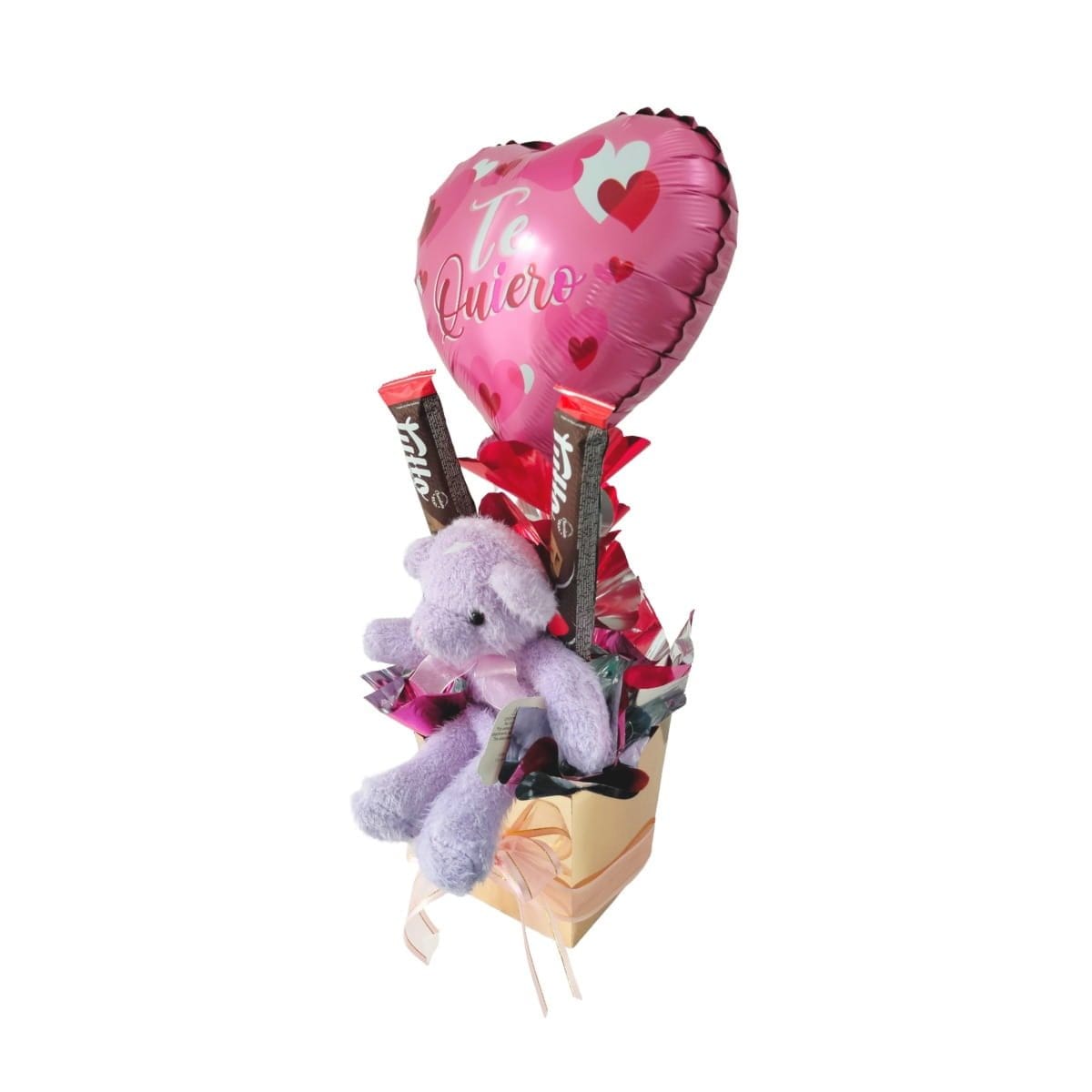 Arreglo de Globo Corazón con Chocolates - Imagen 4
