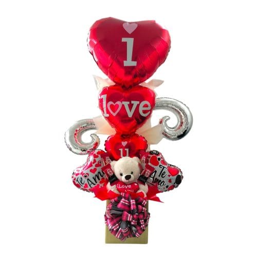 Arreglo de Globos Premium I Love You