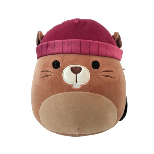 Peluche de Castor con Gorro de invierno marca Squishmallows
