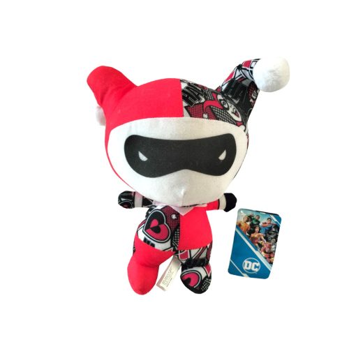 Peluche de Harley Quinn con traje de Alerquín DC Comics original