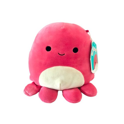 Peluche marca Squishmallows Veronica el Pulpo con etiqueta