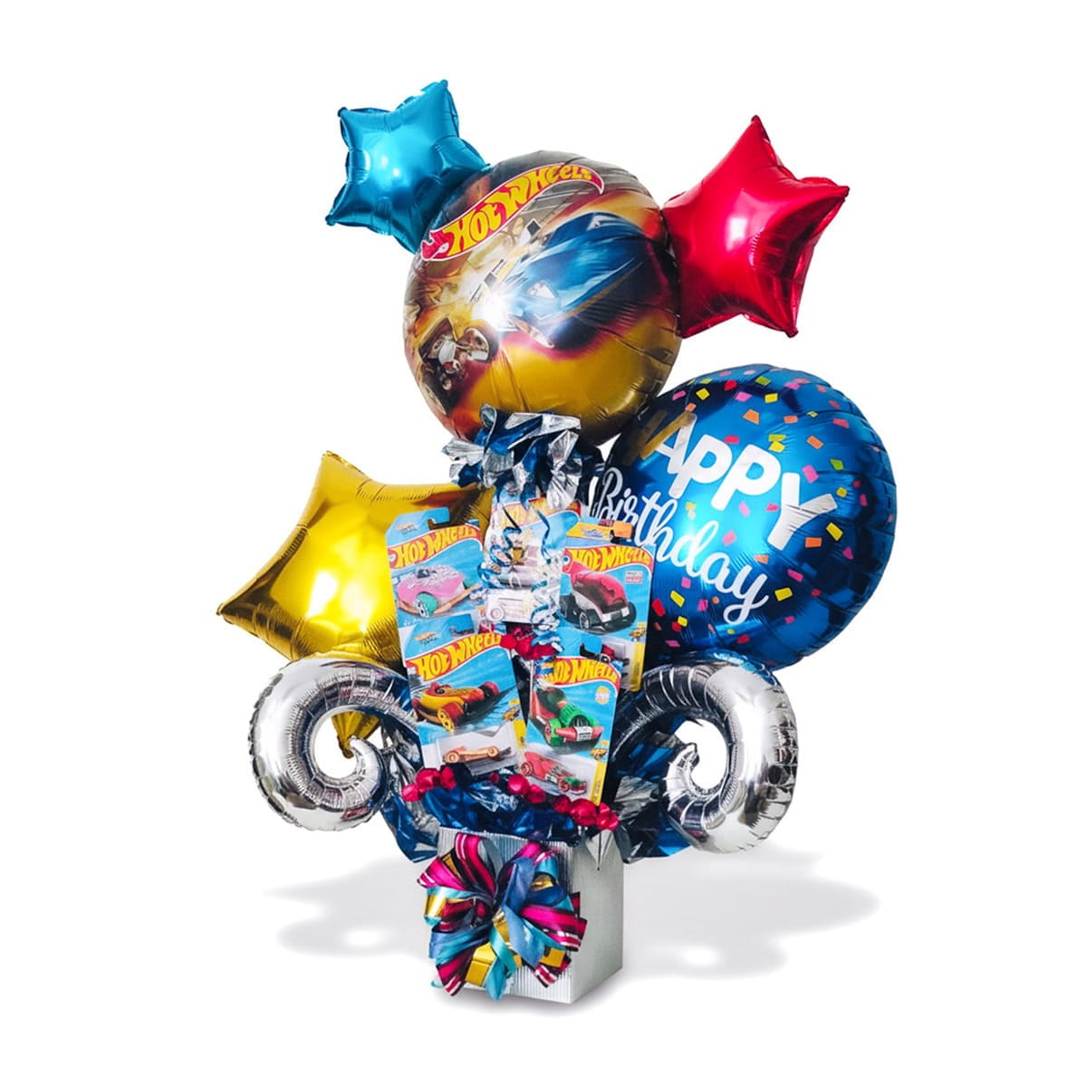 Arreglo de Globos Cumpleaños "Especial Hot Wheels" - Imagen 3