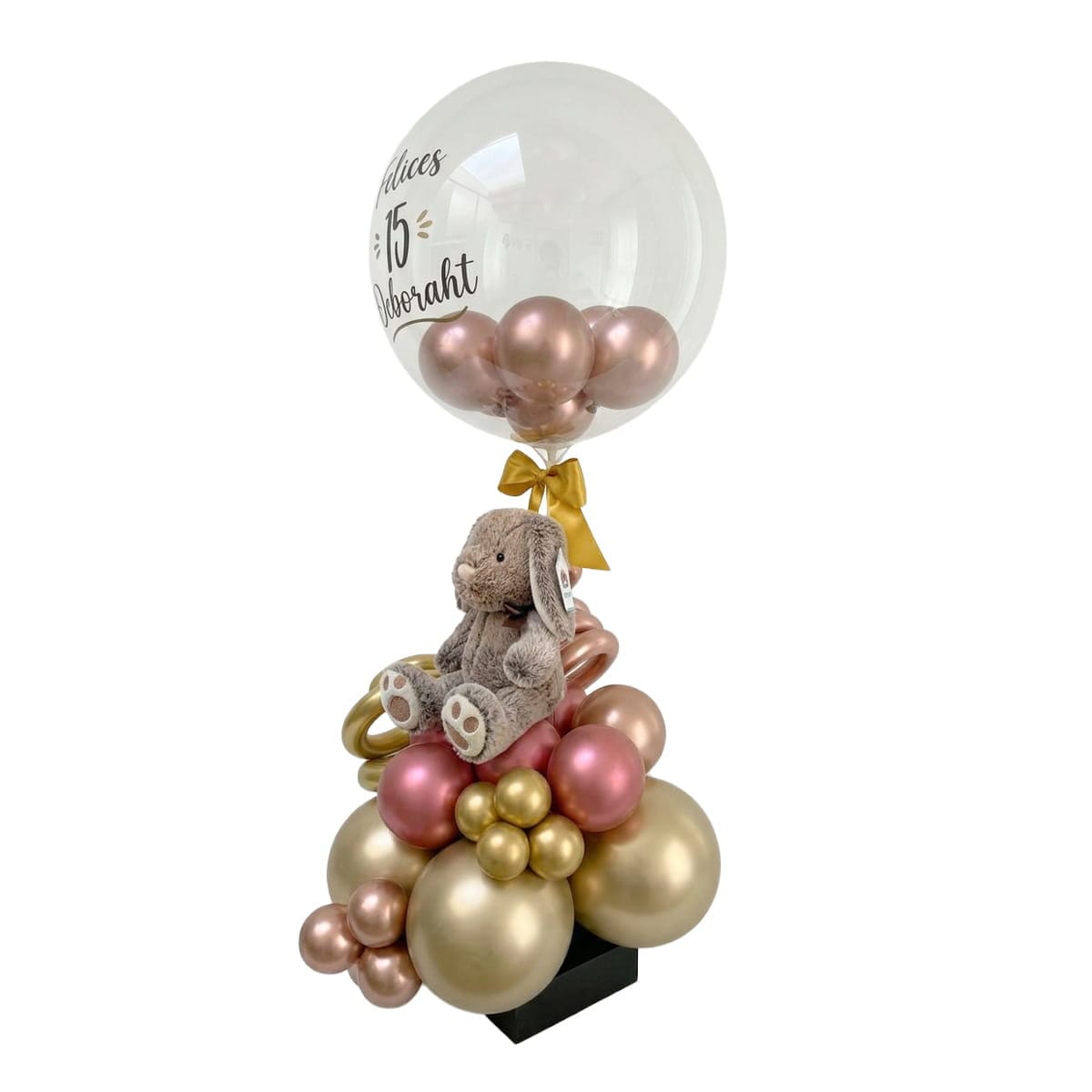 Arreglo de Globos "Rose Gold" Personalizado - Imagen 3